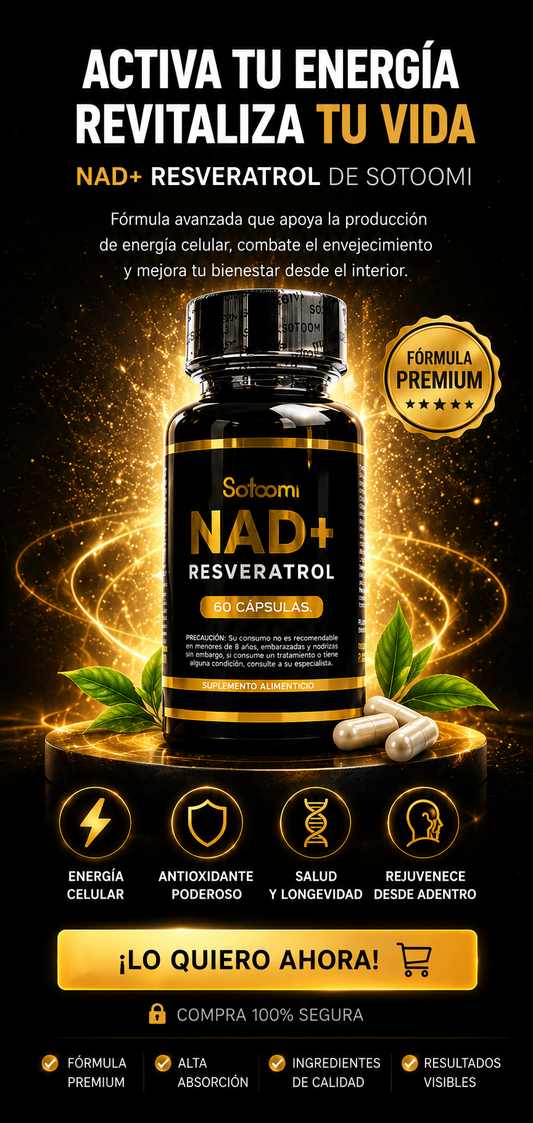 Satoomi® NAD+Resveratrol 60 Cap.